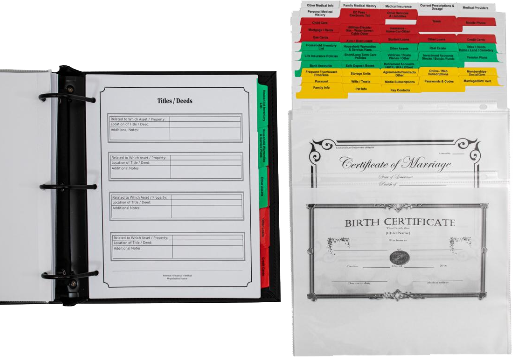 Financial Organizer Book